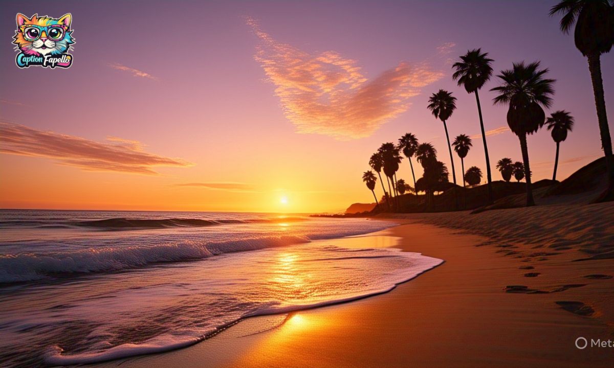 280+ Sunset Captions That Capture the Golden Hour Glow