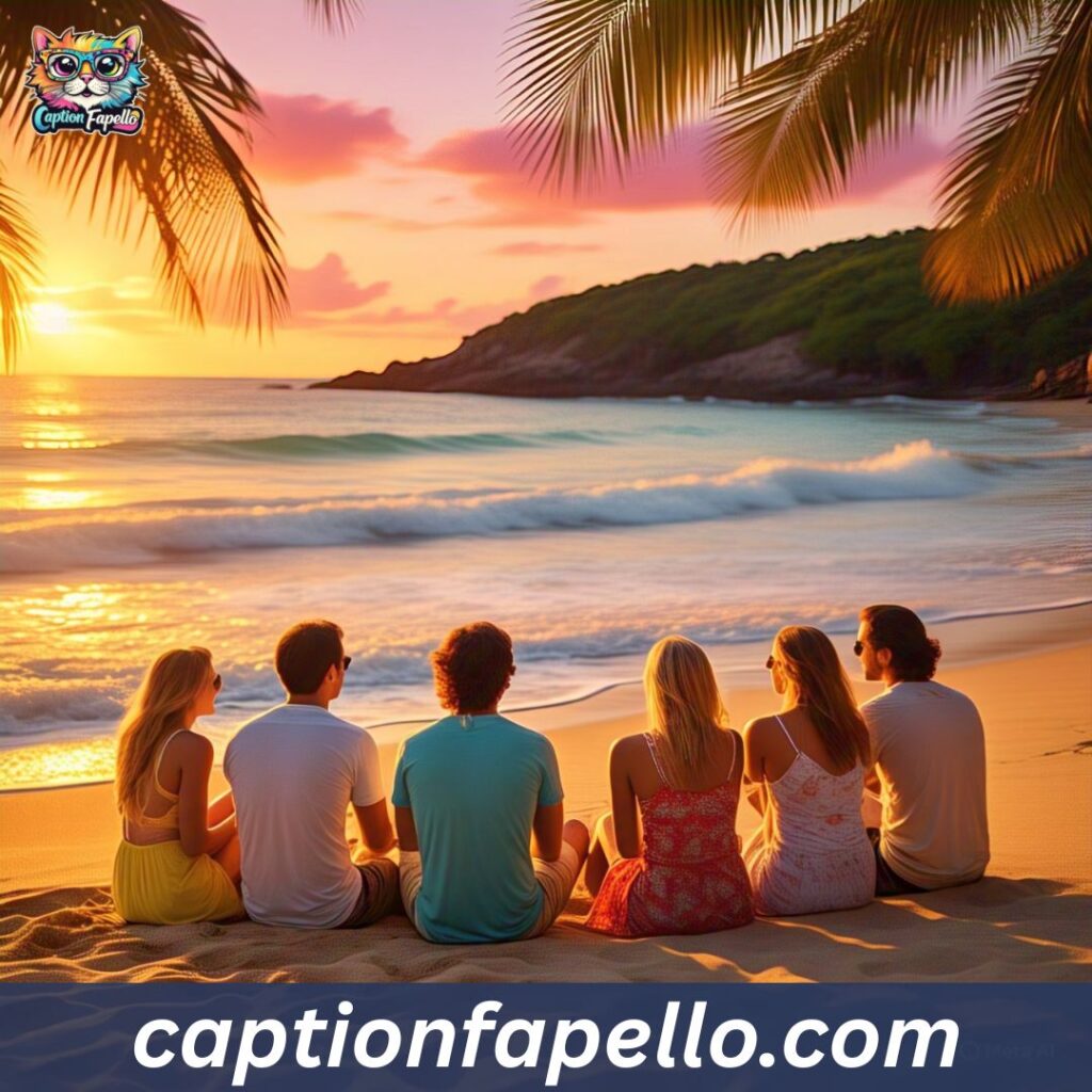 Captions for Sunsets Moments with Friends