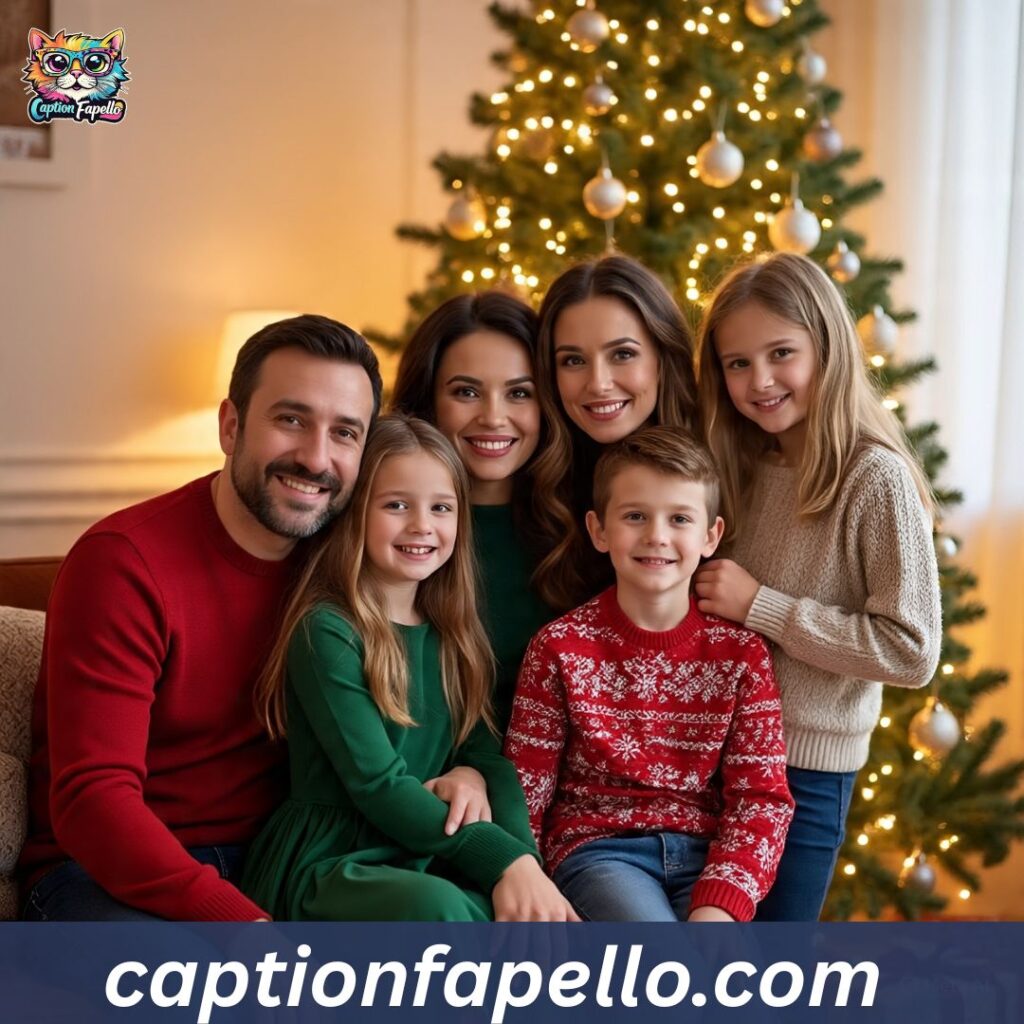 Family Photo Captions for Holidays