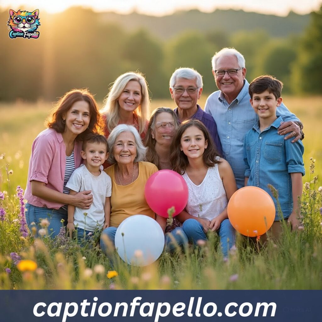 Family Photo Captions for Reunions