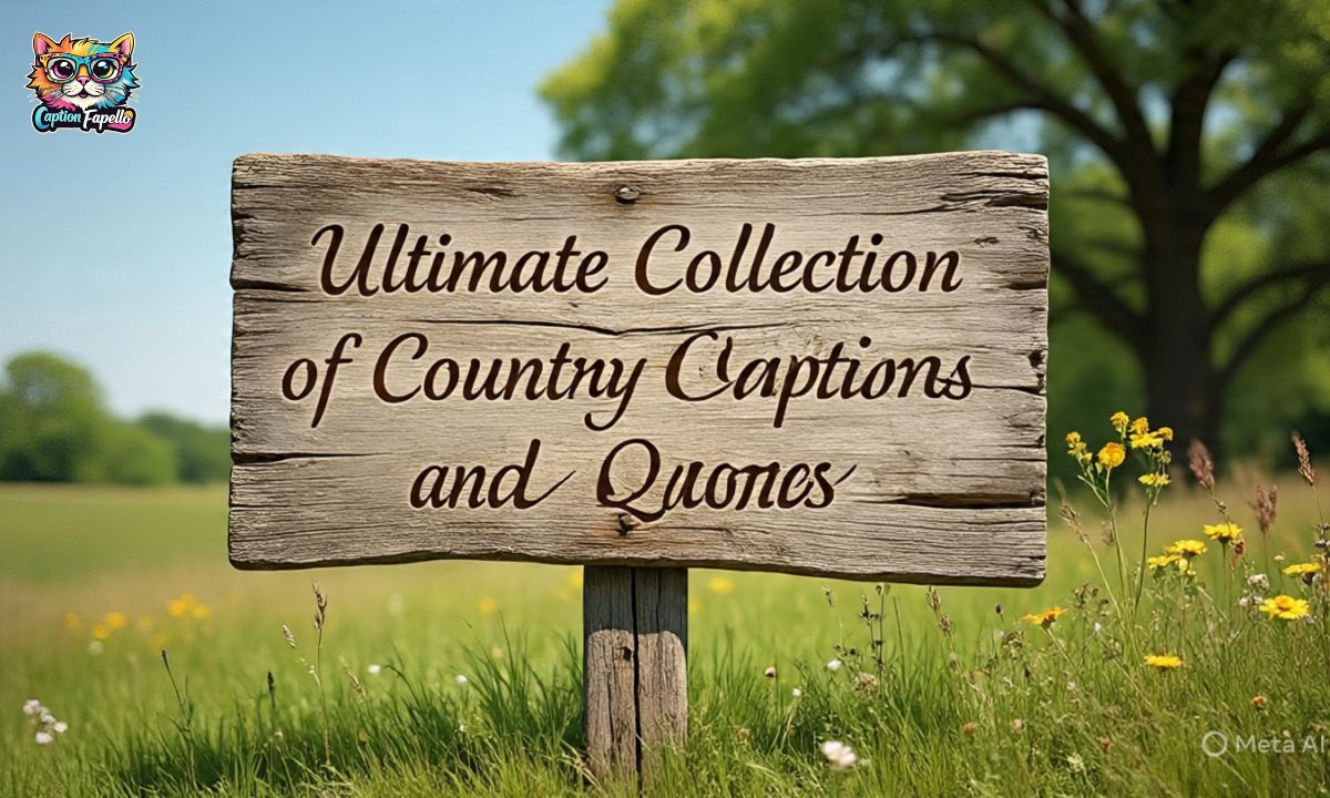 250+ Ultimate Collection of Country Captions and Quotes 