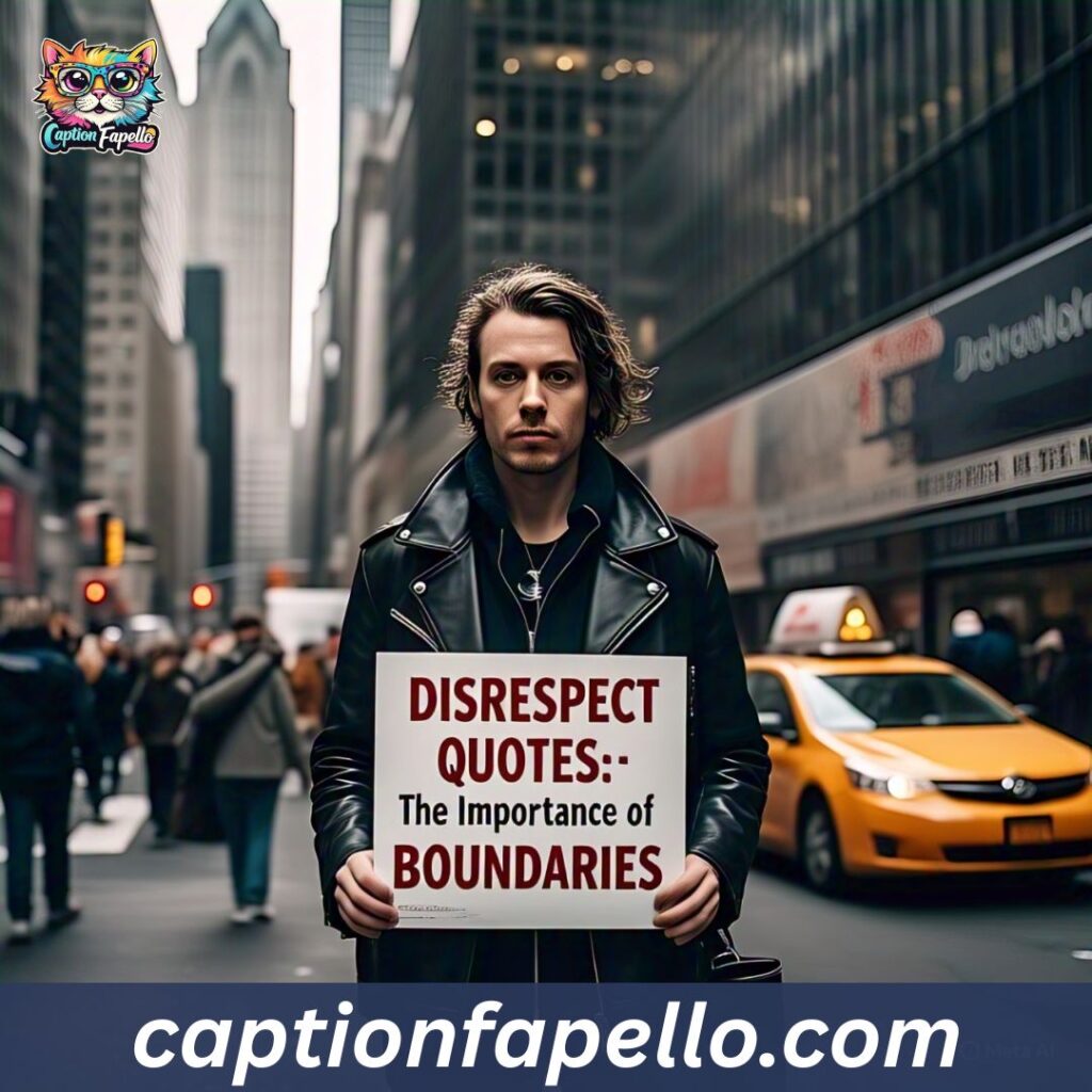 🚧 Disrespect Quotes: The Importance of Boundaries 🚫🧠